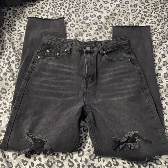 Black ripped jeans - Picture 2 of 2